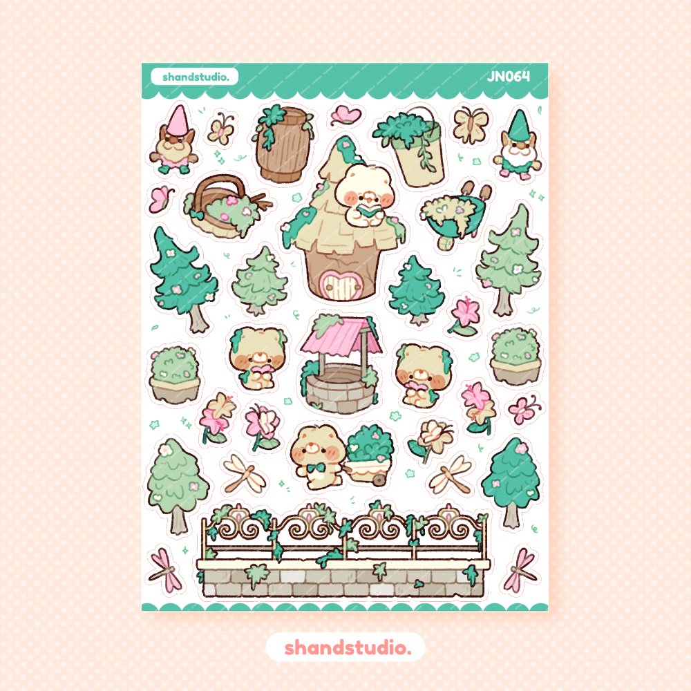 Overgrown Magical Garden Mini Sticker Sheet