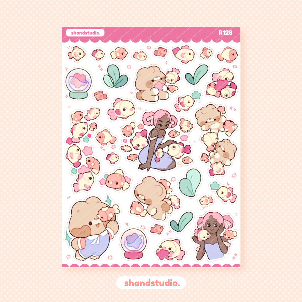 In a Magical Place Theme Sticker Sheet
