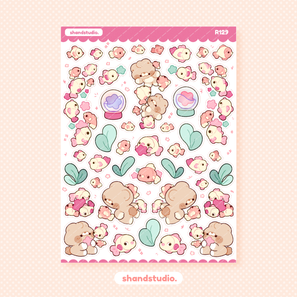 In a Magical Place Theme Sticker Sheet