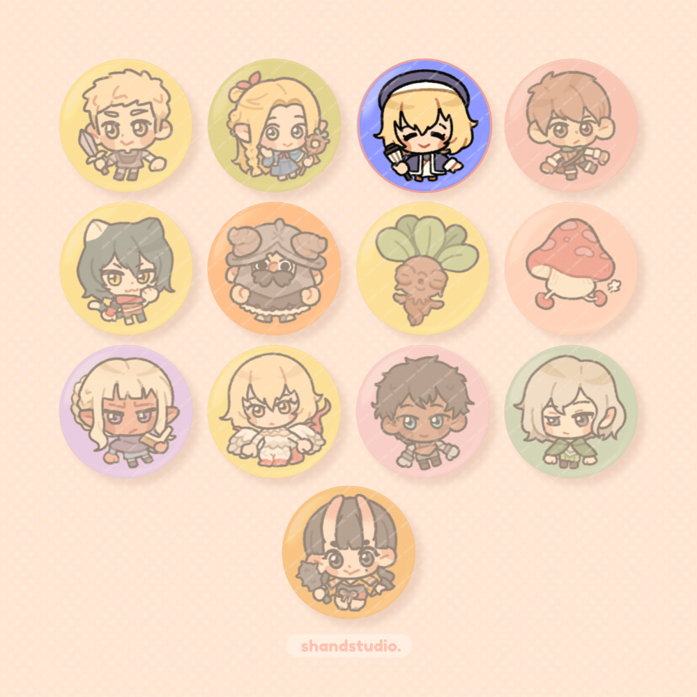 Dunmeshi 1.25" Button Pin
