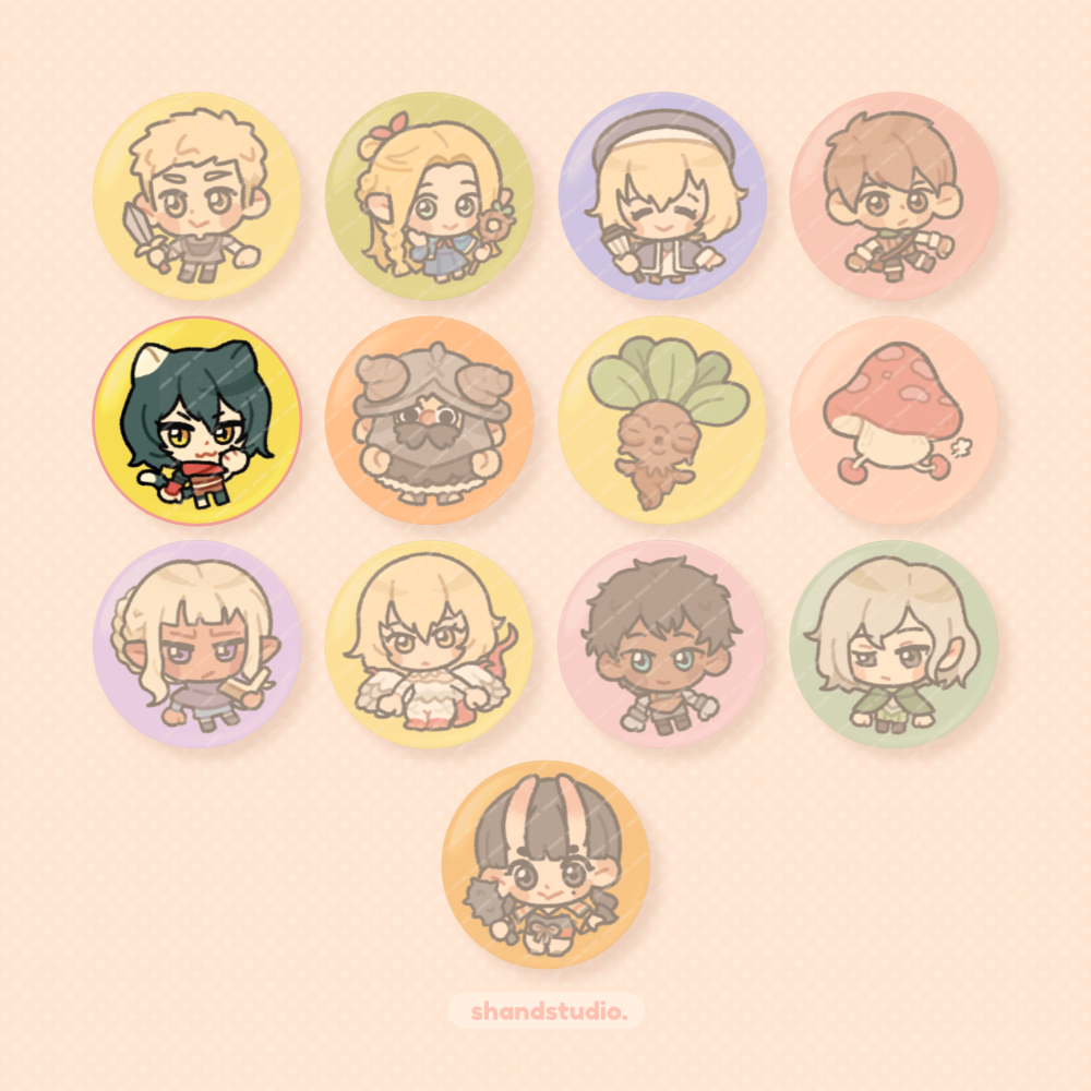 Dunmeshi 1.25" Button Pin