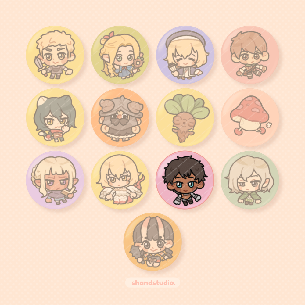Dunmeshi 1.25" Button Pin
