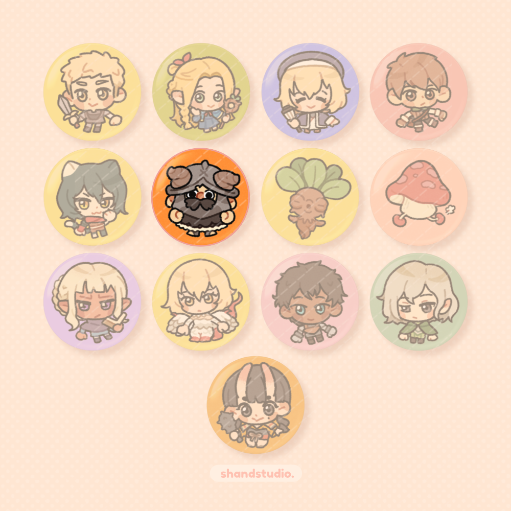 Dunmeshi 1.25" Button Pin