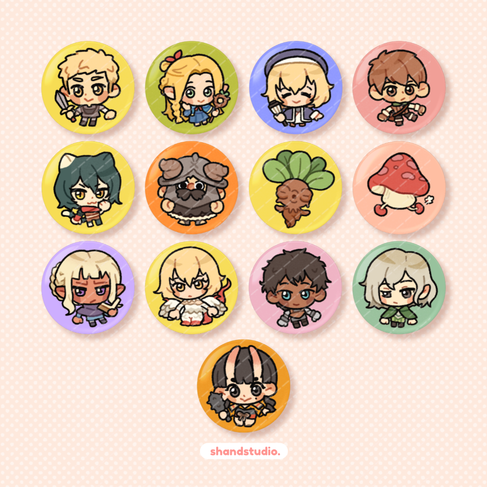 Dunmeshi 1.25" Button Pin