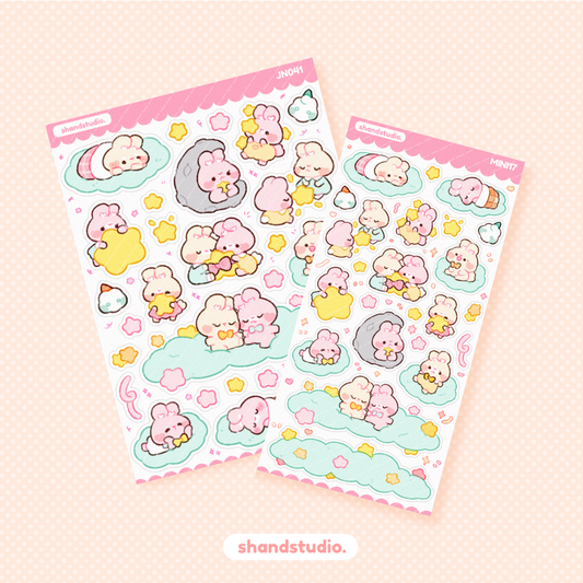 Bunny Dreams Mini Sticker Sheet
