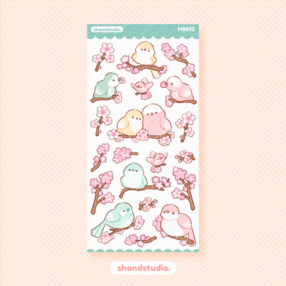Sakura Blooms Mini Sticker Sheet