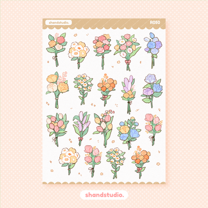 My Garden Vases Sticker Sheet