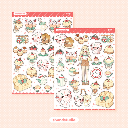 Sweet Cherry #1 Theme Sticker Sheet