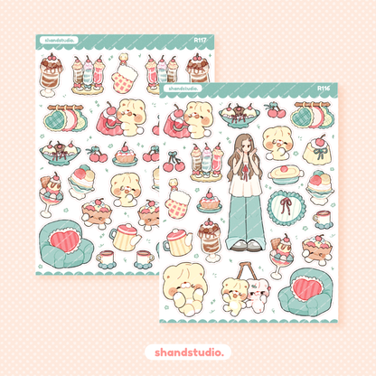 Sweet Cherry #2 Theme Sticker Sheet