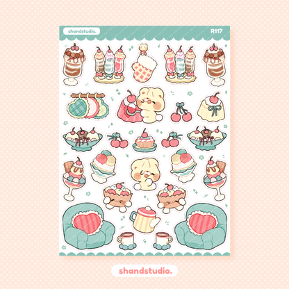 Sweet Cherry #2 Theme Sticker Sheet
