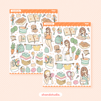 My Mundane Day Theme Sticker Sheet