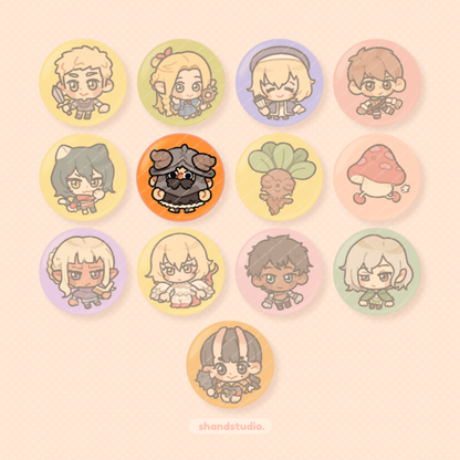 Dunmeshi 1.25" Button Pin