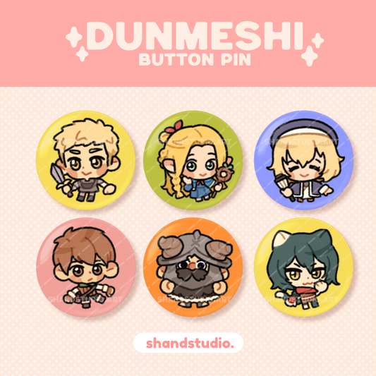Dunmeshi 1.25" Button Pin