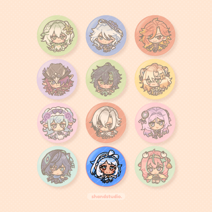 Genshin Impact 1.25" Button Pin