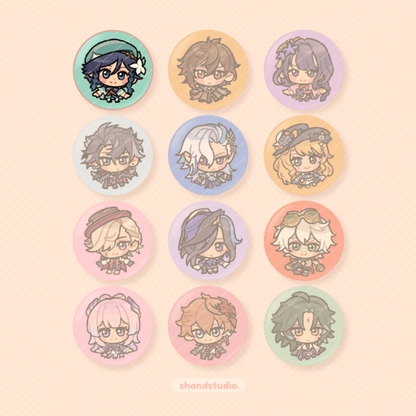Genshin Impact 1.25" Button Pin