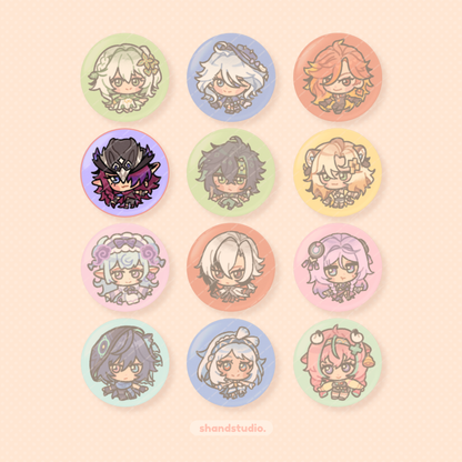 Genshin Impact 1.25" Button Pin