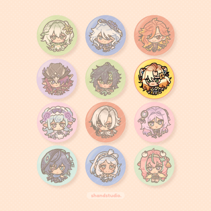 Genshin Impact 1.25" Button Pin