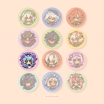 Genshin Impact 1.25" Button Pin