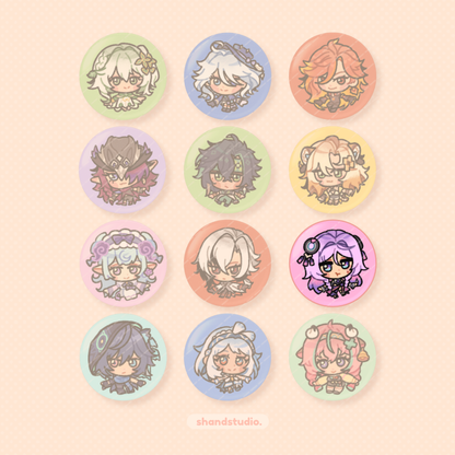 Genshin Impact 1.25" Button Pin